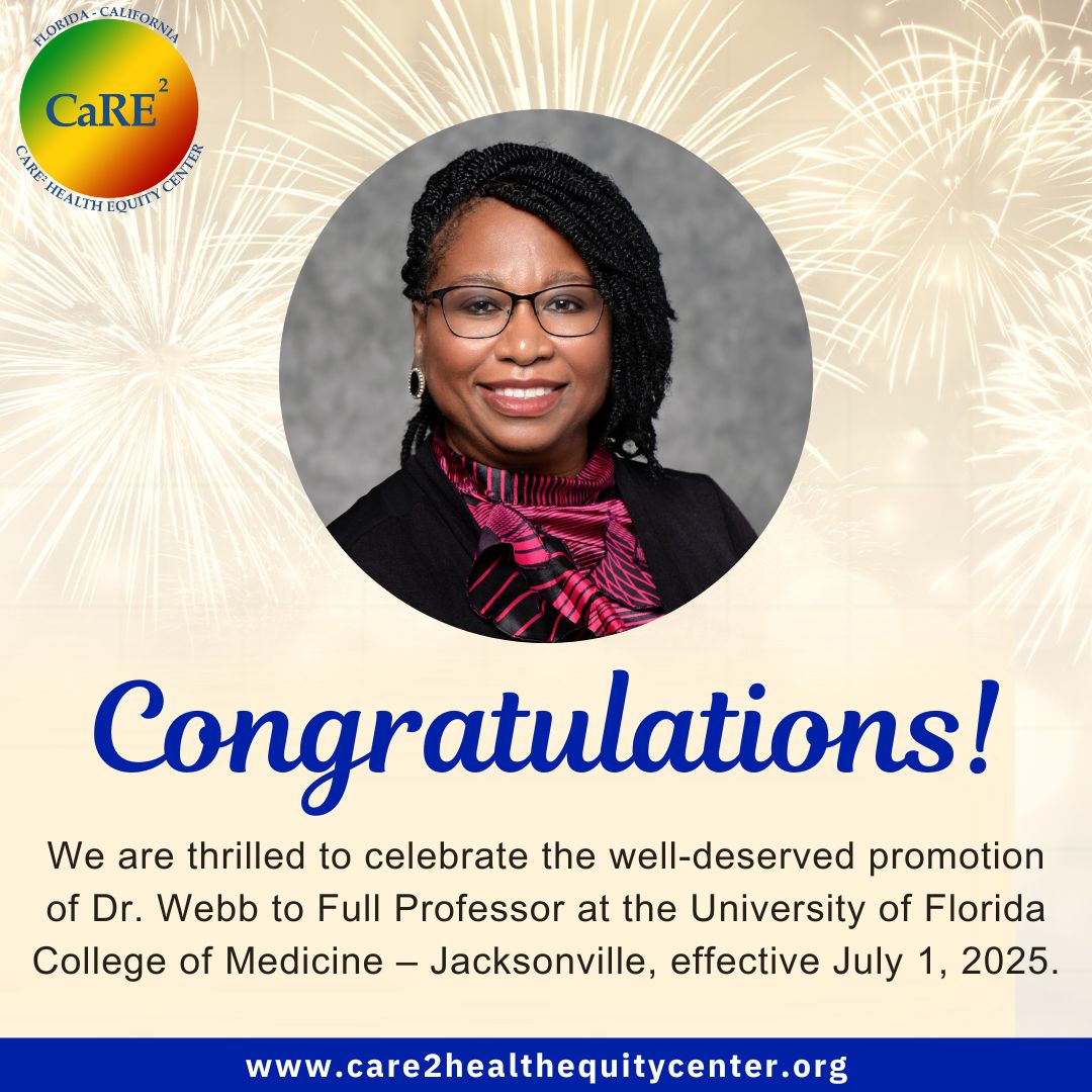 Congratulations to our Community Outreach Core leader, PROFESSOR Dr ...
