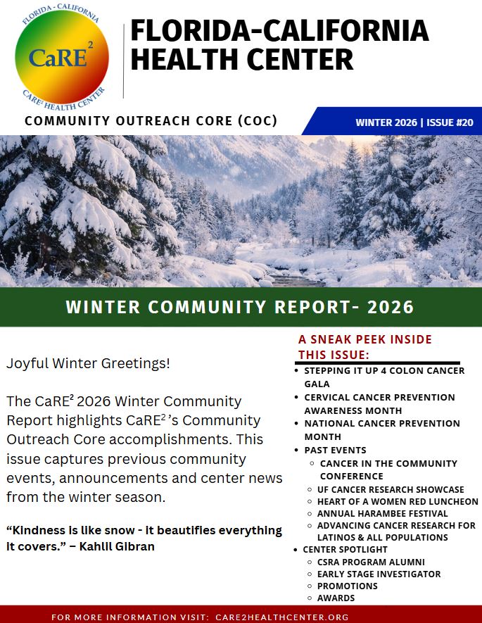 CaRE2 Community Report Winter 20206